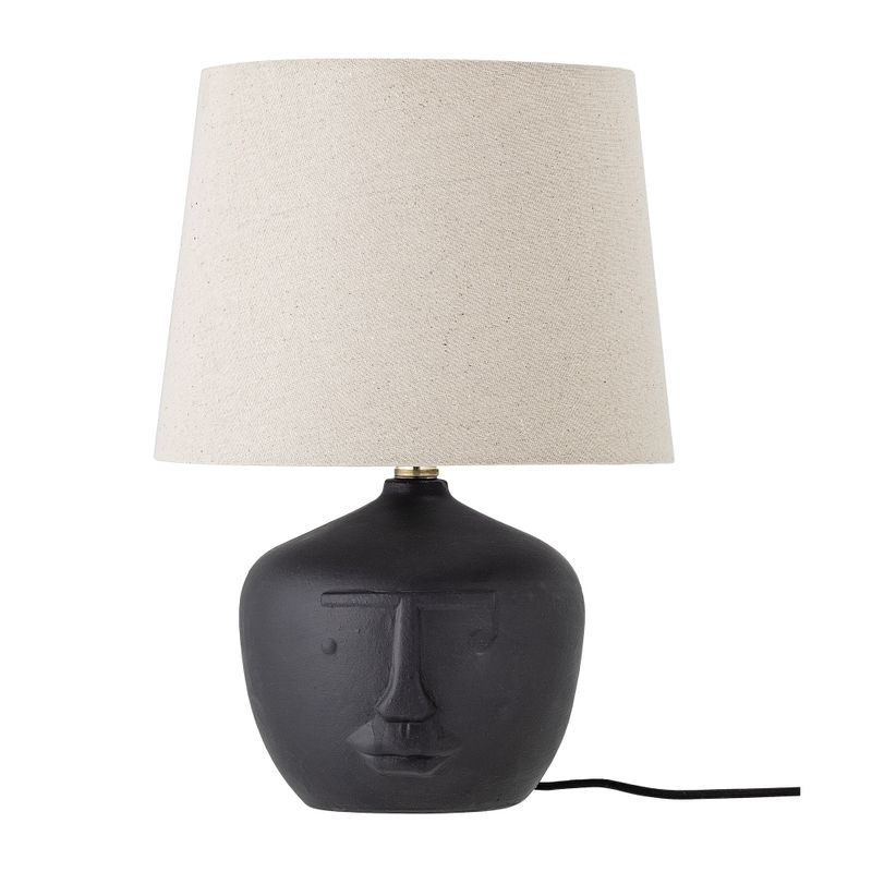 Bloomingville Matheo Bordslampa, Svart, Terrakotta, Ø30,5xH43 cm