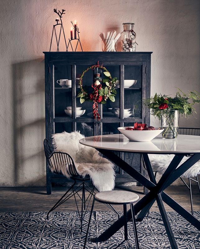 Affari of Sweden FERNANDO Matta, Natur/svart 240x160 cm