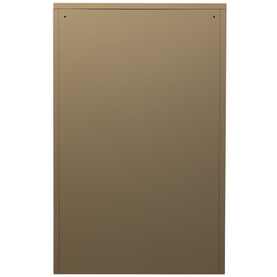 WOOOD Sabine 3-facks Skoskåp i Sandfärgat Metall