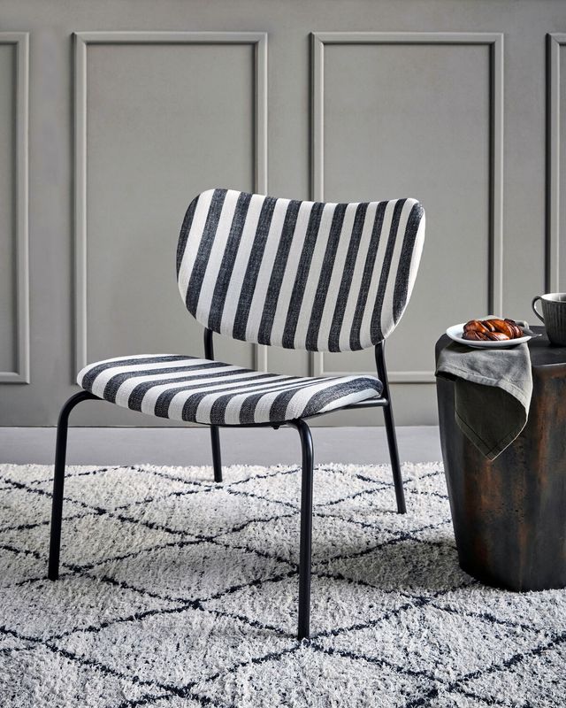 House Doctor Longa Stol Svart/Vit