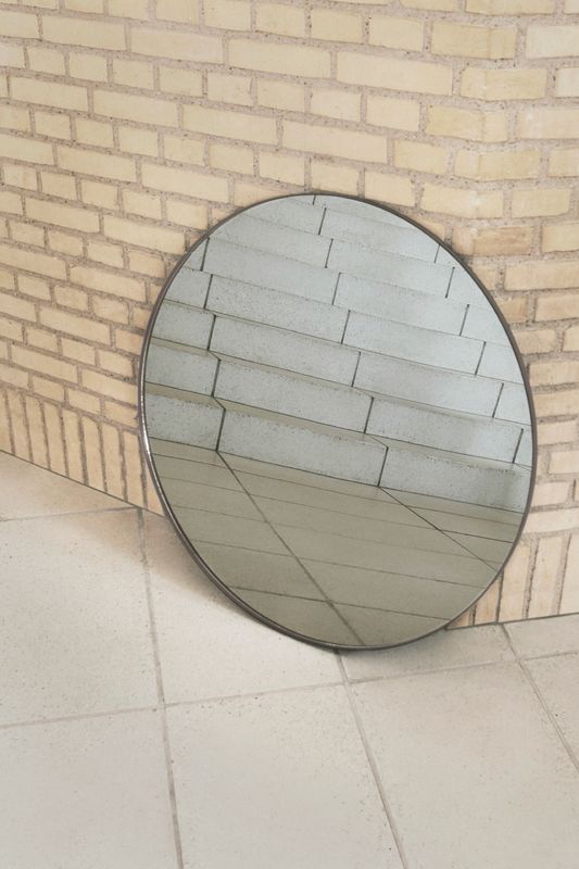 AYTM Circum Spegel Klar, Taupe Ø90 cm