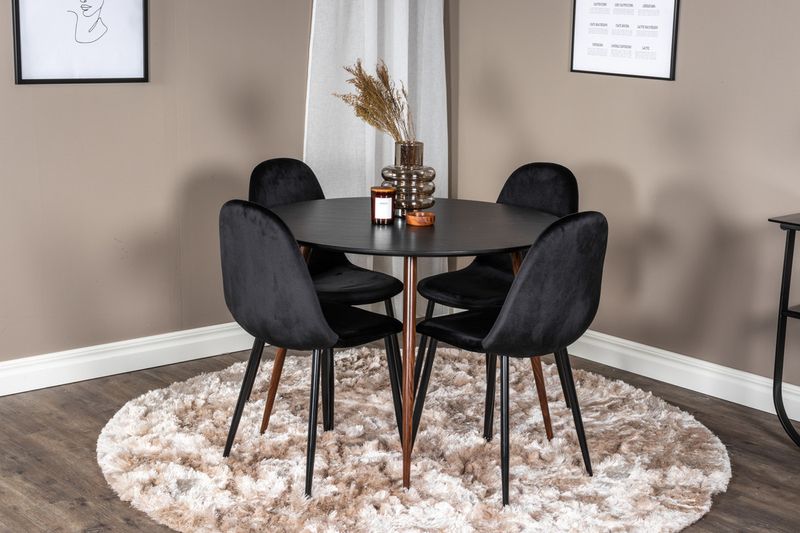 Venture Home Matgrupp Plaza med stolarna Polar