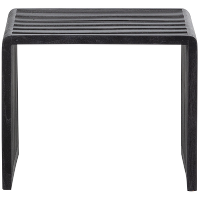 WOOOD Willa Sidobord Set av 2 - Återvunnet Teak Svart