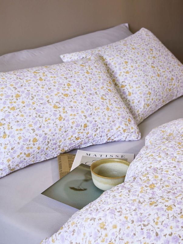 Høie Clara påslakanset lavendel 150x210 cm 2 delar
