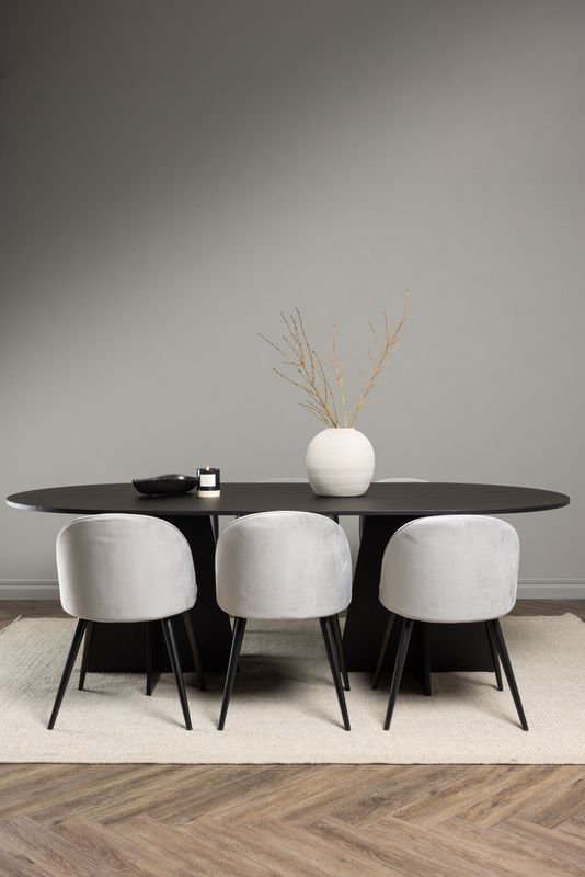 Venture Home Matgrupp Bootcut med Velvet-stolar