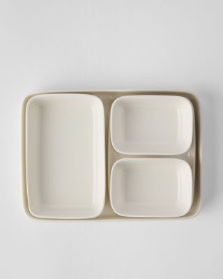Gustavsberg BAS Vit, Sushi Stor Form, stengods