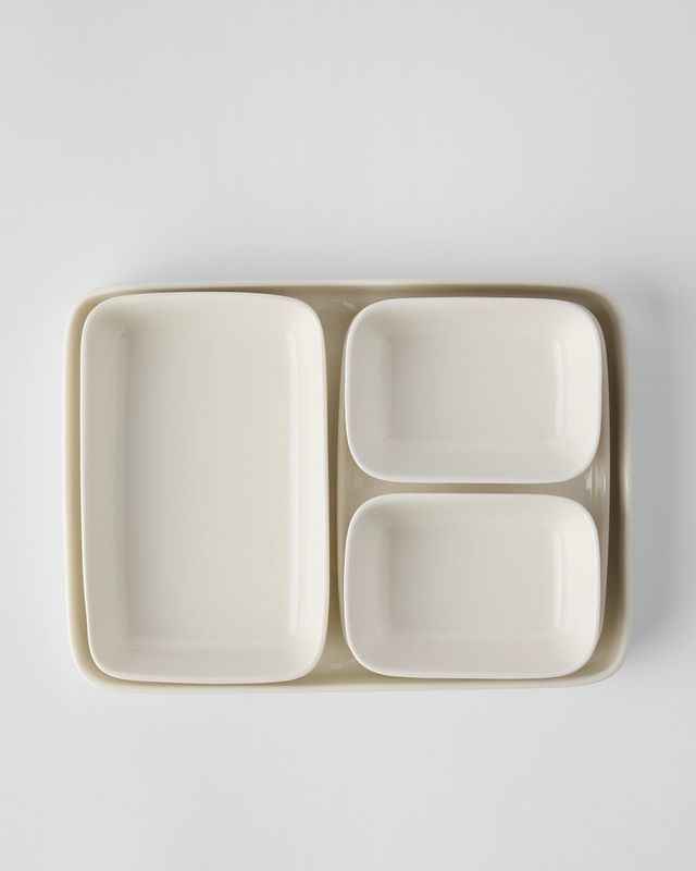 Gustavsberg BAS Vit, Sushi Stor Form, stengods