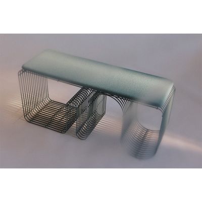 AYTM Curva Bänk Dusty Blue 100x43.2 cm