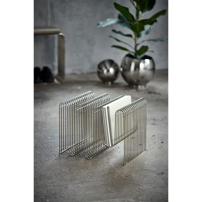 AYTM Curva magsinholder Silver 40.5x30.3 cm
