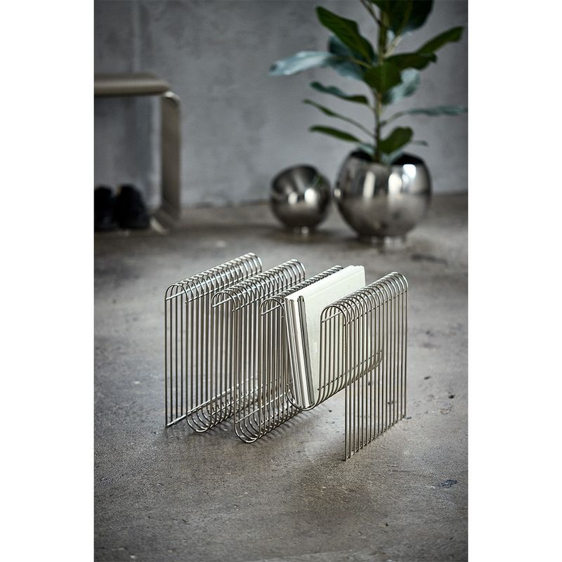 AYTM Curva magsinholder Silver 40.5x30.3 cm