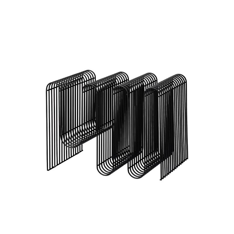 AYTM Curva magasinholder Svart 40.5x30.3 cm