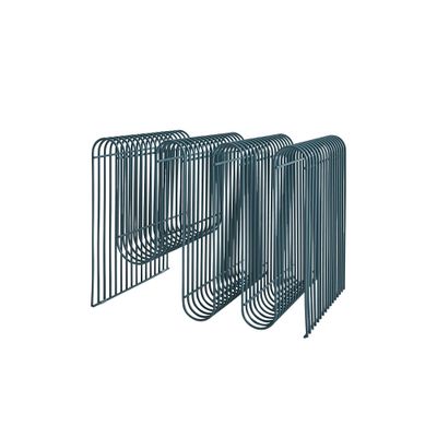AYTM Curva Magasinholder Dusty Blue 40.5x30.3 cm