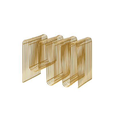 AYTM Curva magasinholder Guld 40.5x30.3 cm