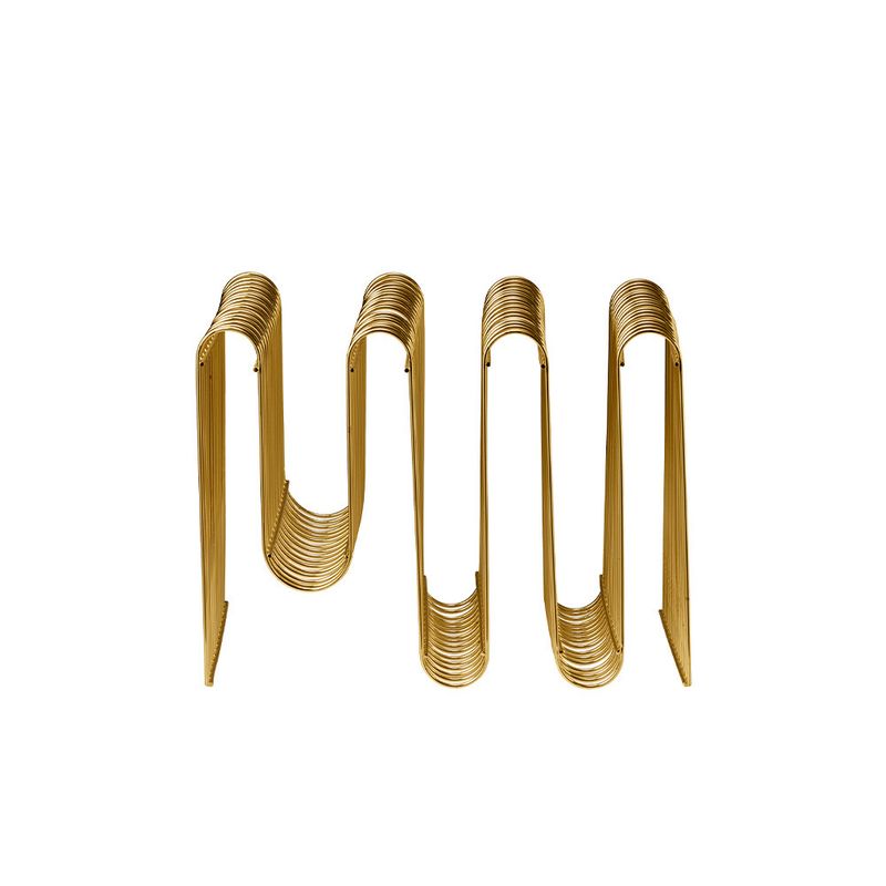 AYTM Curva magasinholder Guld 40.5x30.3 cm