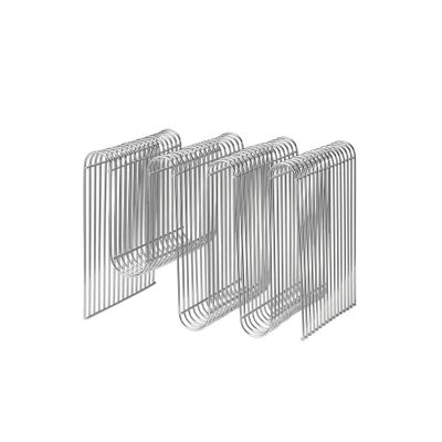 AYTM Curva magsinholder Silver 40.5x30.3 cm