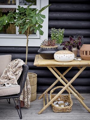 Bloomingville Mundo loungestol, svart metall