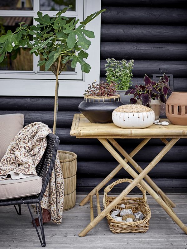 Bloomingville Mundo loungestol, svart metall