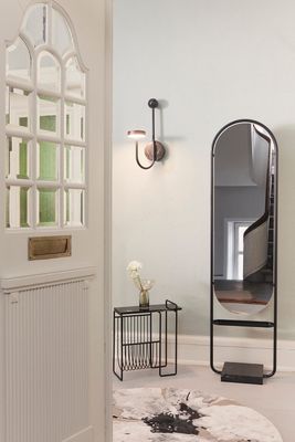 AYTM Angui Spegel Svart 46x180 cm