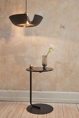 AYTM Castellum Sidobord Svart, Guld Ø40 cm
