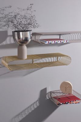 AYTM Curva Hylla Guld 80.4x12 cm