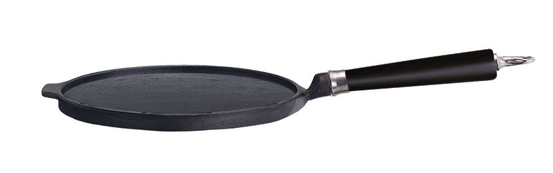 Ronneby Bruk, Pannkakspanna Gjutjärn 25 cm Svart Trähandtag