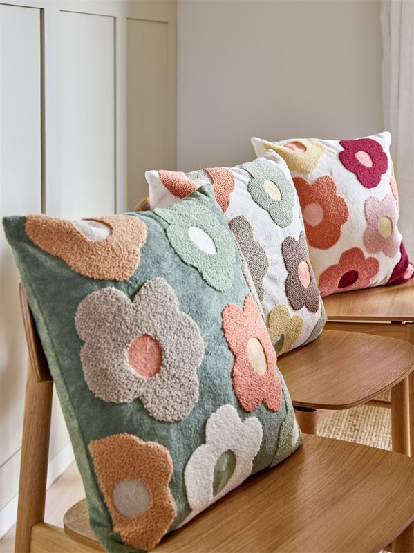 Redlunds Daisy Kuddfodral Linne 45x45 cm