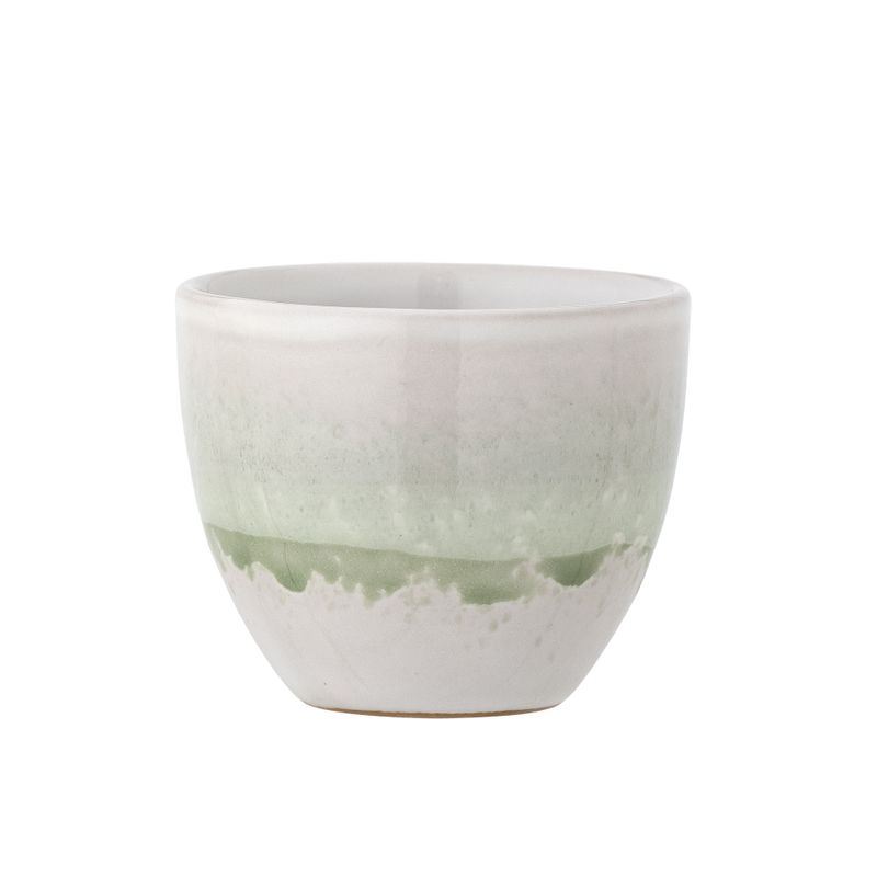 Bloomingville Paula Kopp, Grön, Stengods 8 cm 6-pack