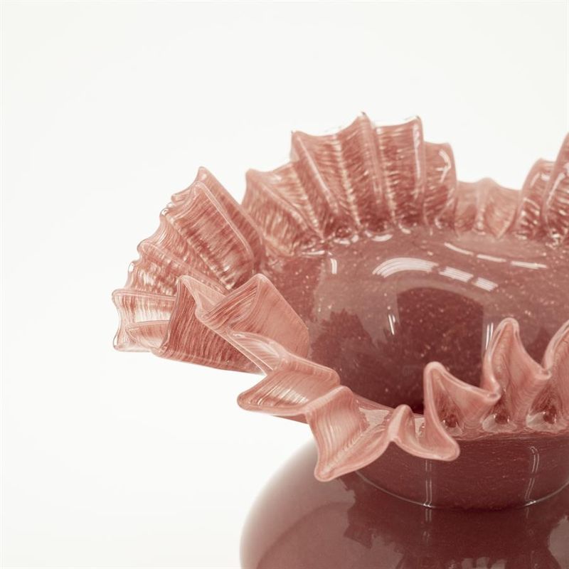 By Boo Bae - Burgundy Röd Glasvas