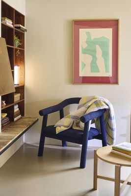 Hübsch Ouli Loungestol Mörkblå