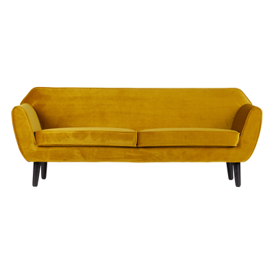 WOOOD Rocco Soffa 187 cm i Ockragul Sammet