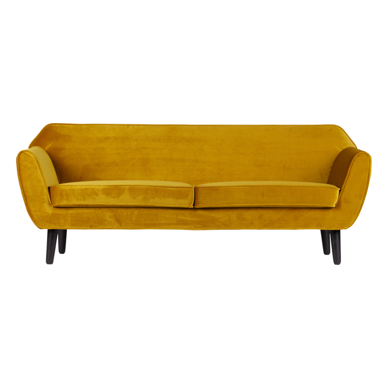 WOOOD Rocco Soffa 187 cm i Ockragul Sammet