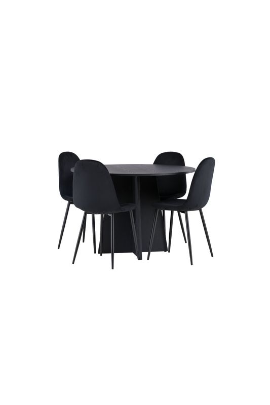 Venture Home Matgrupp Bootcut med 4st Matstolar Polar