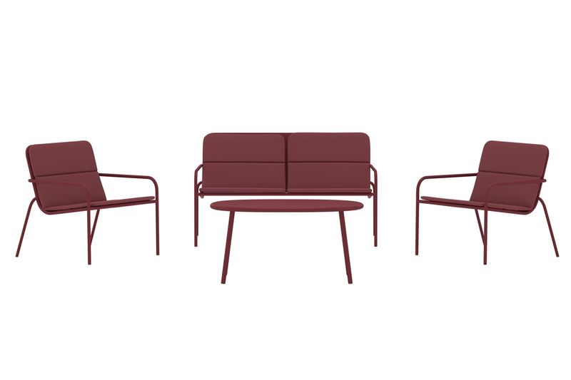 Venture Home Fourni Soffgrupp Vinröd