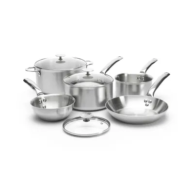 De Buyer Alchimy grytset med glaslock 8 delar