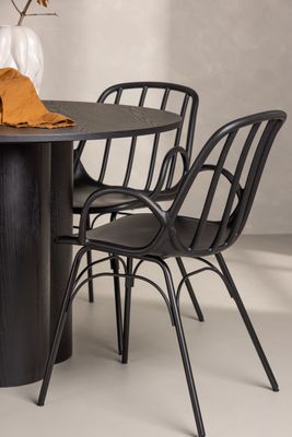 Venture Home Matgrupp Olivia med Dyrön Stolar