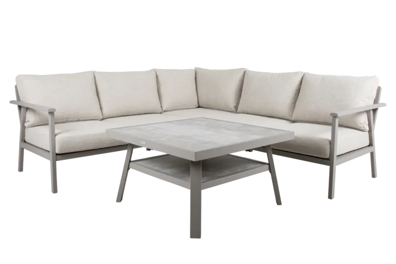 Brafab Samvaro 2-sits Soffa Khaki höger+vänster avslut