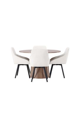 Venture Home Matgrupp Lanzo med Stolar Rosie