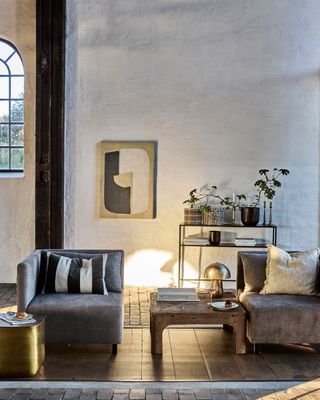 House Doctor Act Väggkonst Sand/Svart/Vit