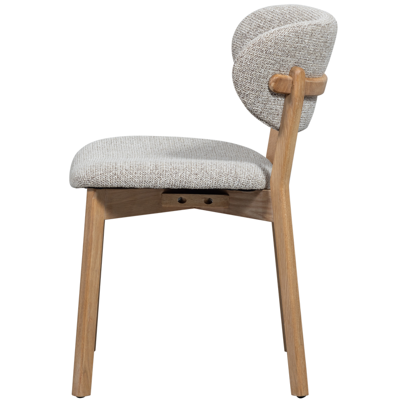 WOOOD Udar Matstol Natur med Träram 2 st