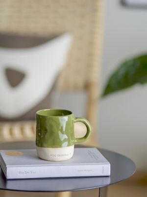 Bloomingville Neo Mugg, Grön, Stengods - 8-pack