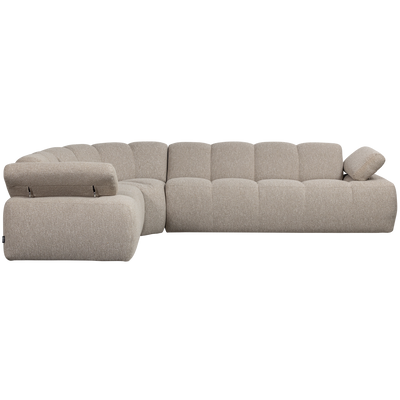 WOOOD Mojo Hörnsoffa Vänster Boucle Beige