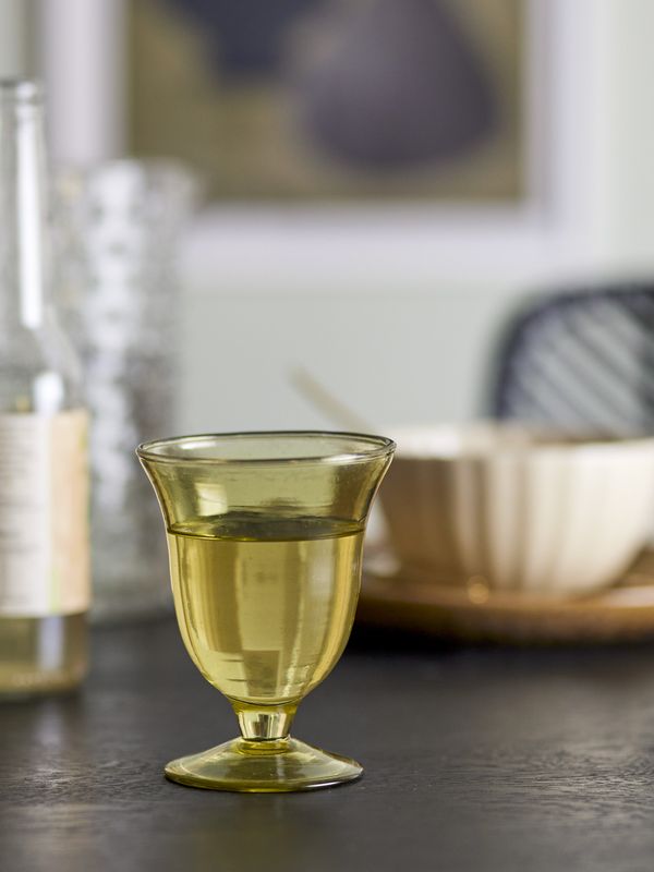 Bloomingville Florentine Wine Glas, Grön, Recycled Glas - 12-pack