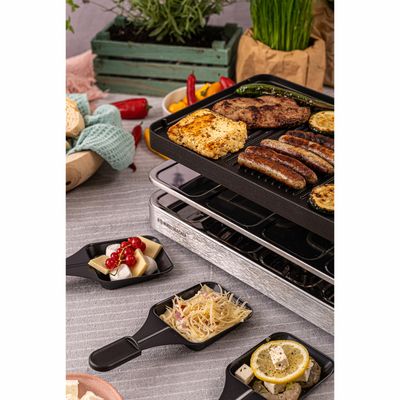 Rommelsbacher Raclettegrill RC 1400  37X23cm 8st spatlar  xxl kabel