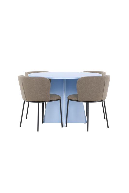 Venture Home Matbord Bootcut med Edina Stol