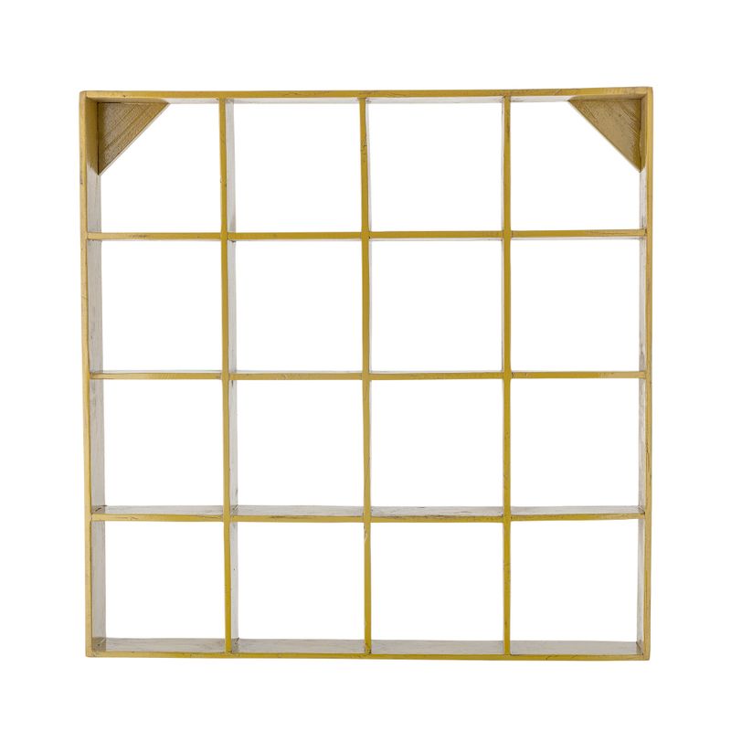 Bloomingville Bekka Hylla, Gul, Återvunnet Trä