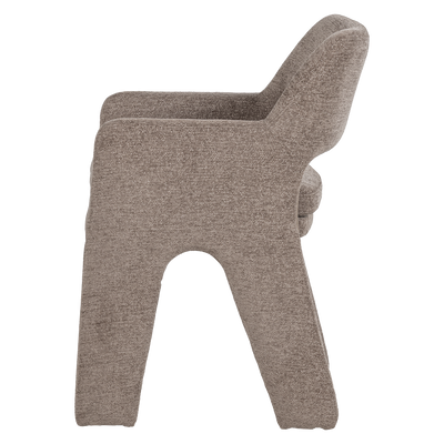 vtwonen BIGFOOT Matstol i Chenille Mullvad [FSC]