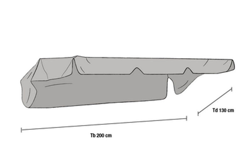 Brafab Olbia Hammocktak Grå