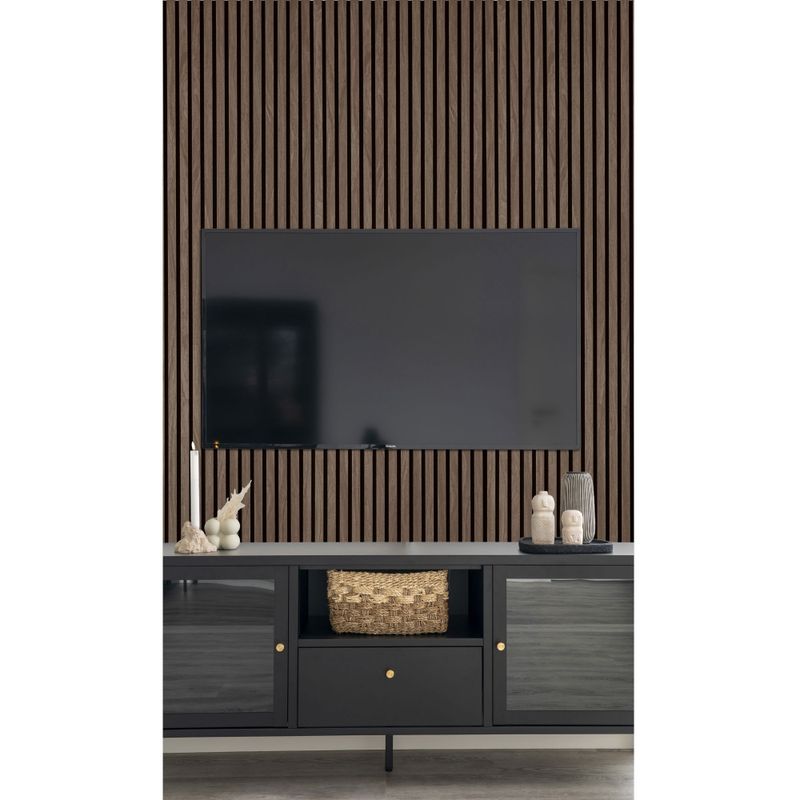 House Nordic Akustikpanel Walnut 2400x600x22 mm