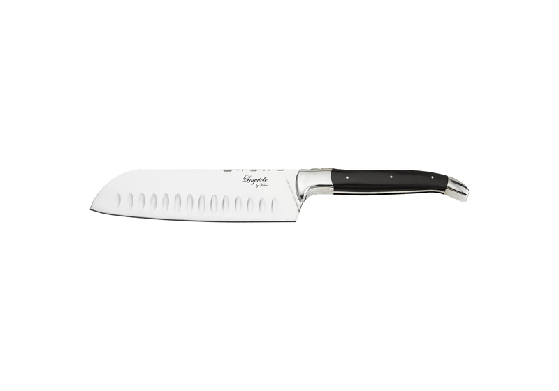 Laguiole By Hâws santokukniv 19 cm, handtag i svart trä