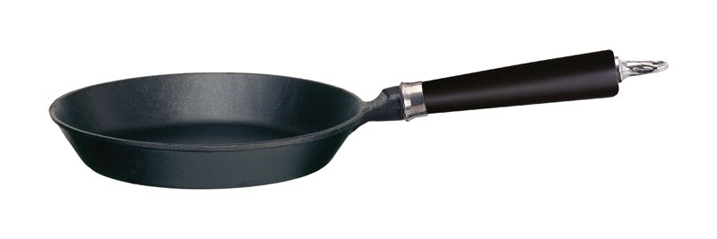 Ronneby Bruk, Maestro Stekpanna Gjutjärn 24 cm Svartlaserat Bokträhandtag